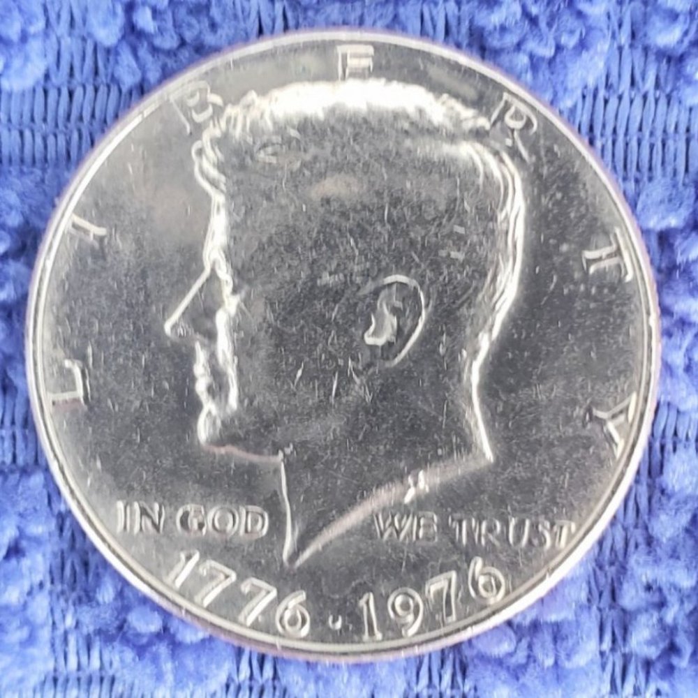 1776-1976 John F. Kennedy Bicentennial 'D' Half Dollar 50 CENT